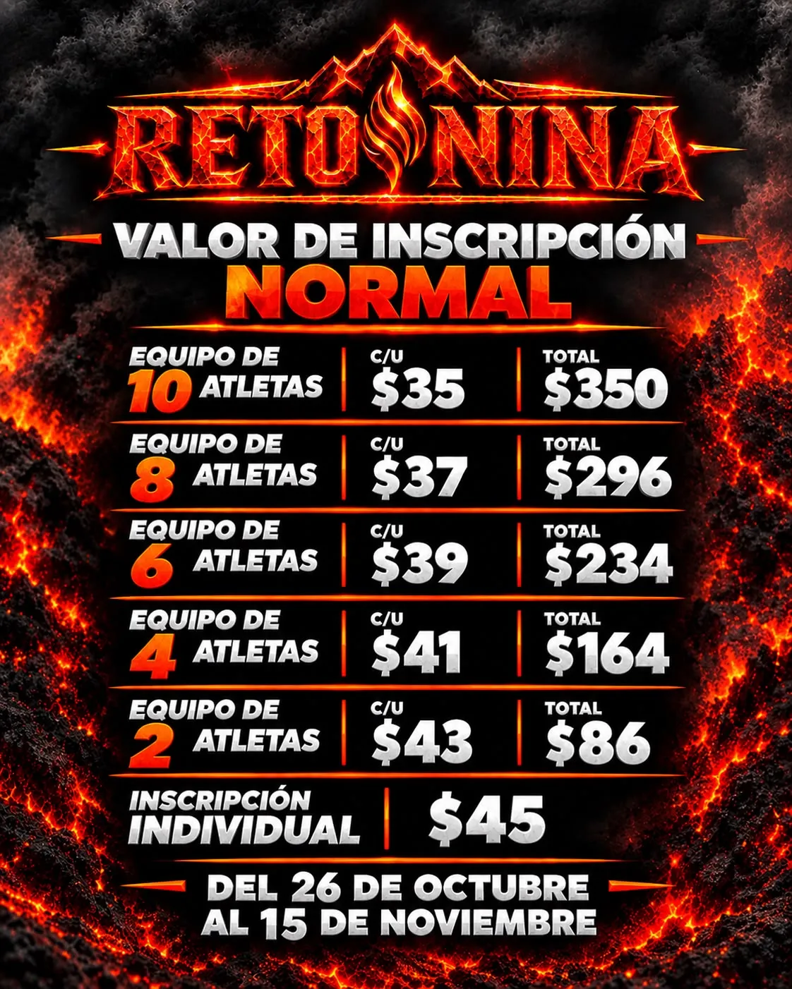 Reto Nina 6
